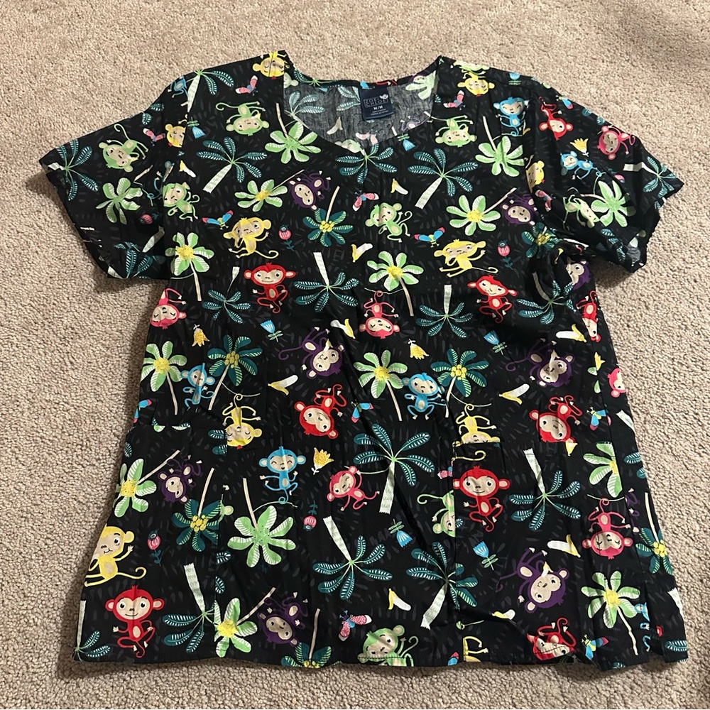 Zoe + Chloe Scrub Top